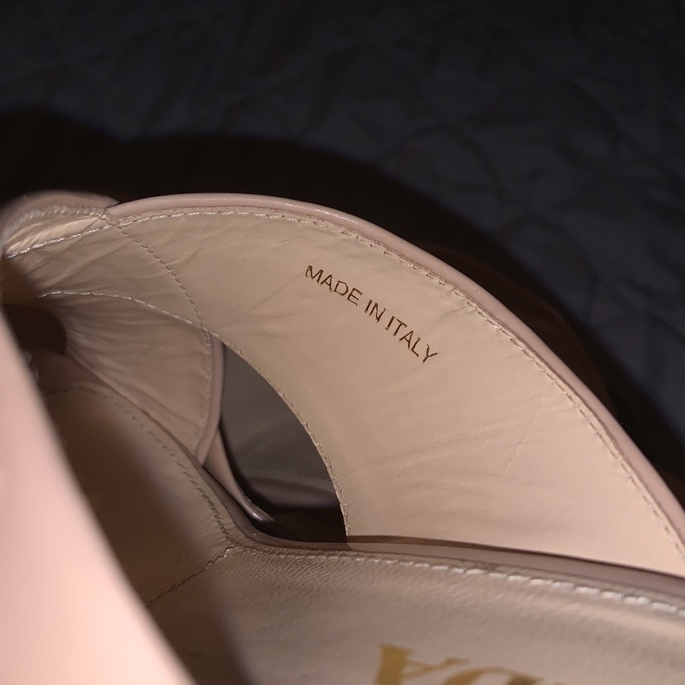 PRADA Wedge Sandal ~ Nude - Picture 16 of 17